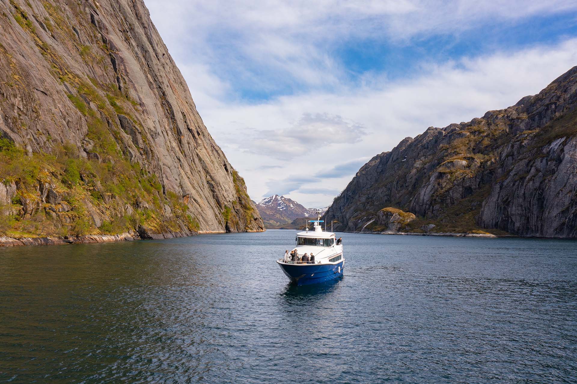 Fjord Cruise Vesterålen i Trollfjorden i Vesterålen